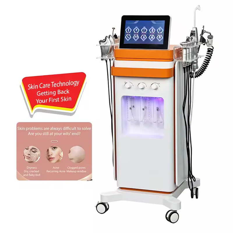 Good Quality Dermabrasion Beauty Deep Cleaning Machine Aqua Peeling Oxygen For Skin Whitening Rejuvenation Skin Smoothing Blackhead Removal Device