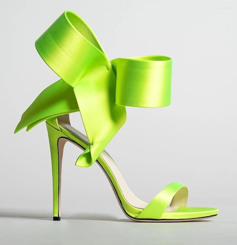 Sandals European And American Bow Female High Heels Sexy Bright Color Stiletto Heel Trendy Manufacturers
