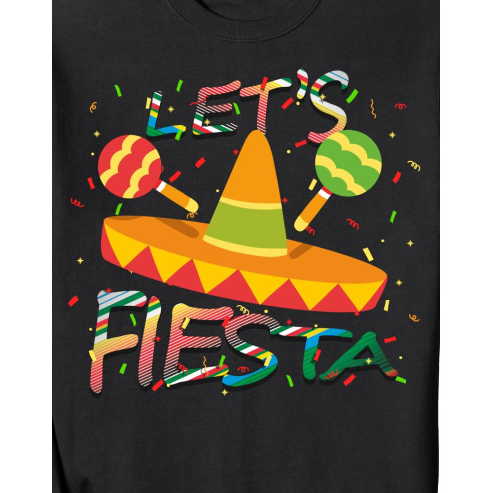 Long Sleeve Shirts for Men sweatshirt Fiesta Cool Mexican Party Decoration Gift Sweatshirt Streetwear Casual tops clothes