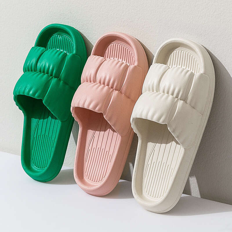 Thick Sole Flat Bottom Bathroom Home Slippers Fashion Soft Sole EVA Indoor Women Sandals Summer Non Slip Slippers Tg22 92E