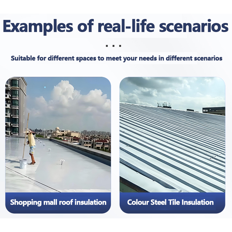 Roof Insulation Coating Cement Paint Roof Cooling Sunscreen Coating Reflective Heat Tin Waterproofing Paint 20 kg factory direct sales