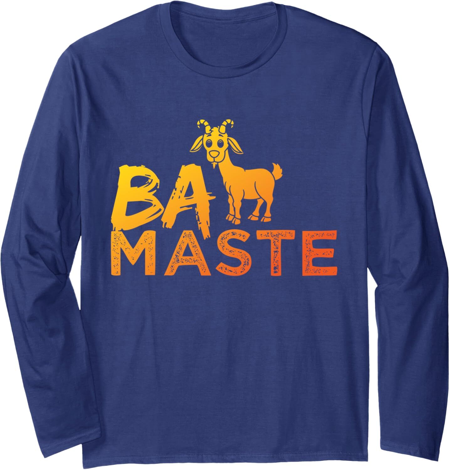 Long Sleeve Shirts for Men sweatshirt Baa Maste Goat Yoga Design Crazy Animal Funny Gift Long SleeveTee Streetwear Casual tops clothes