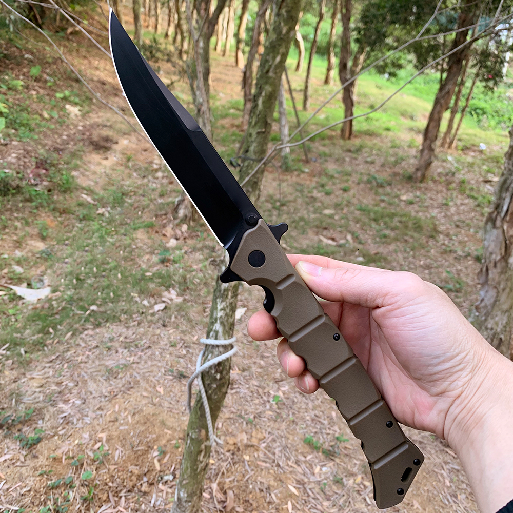 Cold Outdoor Survival Folding Knife 8Cr13Mov Steel Blade EDC Pocket Bushcraft Camping Tourist Utility Tools Knives Large size