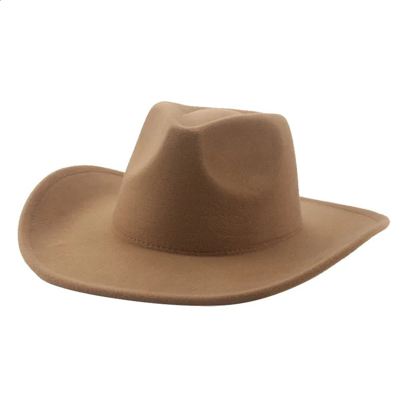 Womens denim hat mens solid Panama wide brown casual western denim girl khaki black jazz hat Sombrero Hombre Sombreros 240909