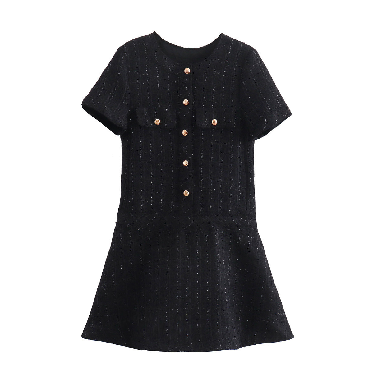 Summer New Product Womens Clothing Style Light Mature Fashion Texture Short Dress