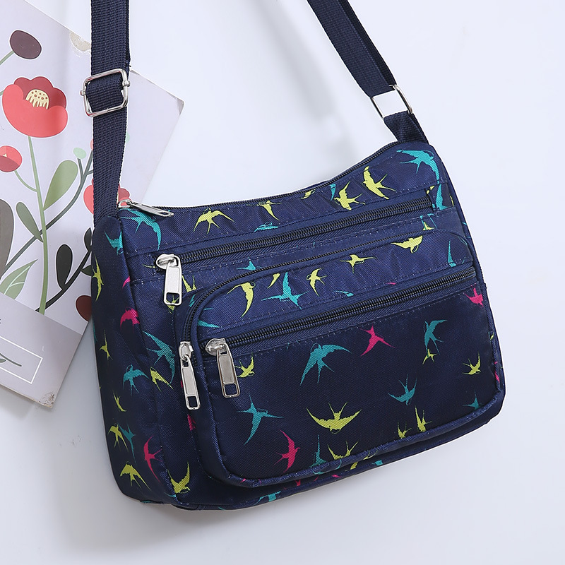 Women's small casual and versatile sports travel shoulder 2024 new Korean version Oxford cloth canvas bag dh910320090