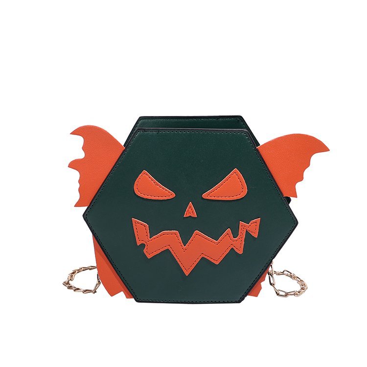 Women Fashion Funny Halloween Pumpkin Crossbody Shoulder Bag Free shipping dh5727163