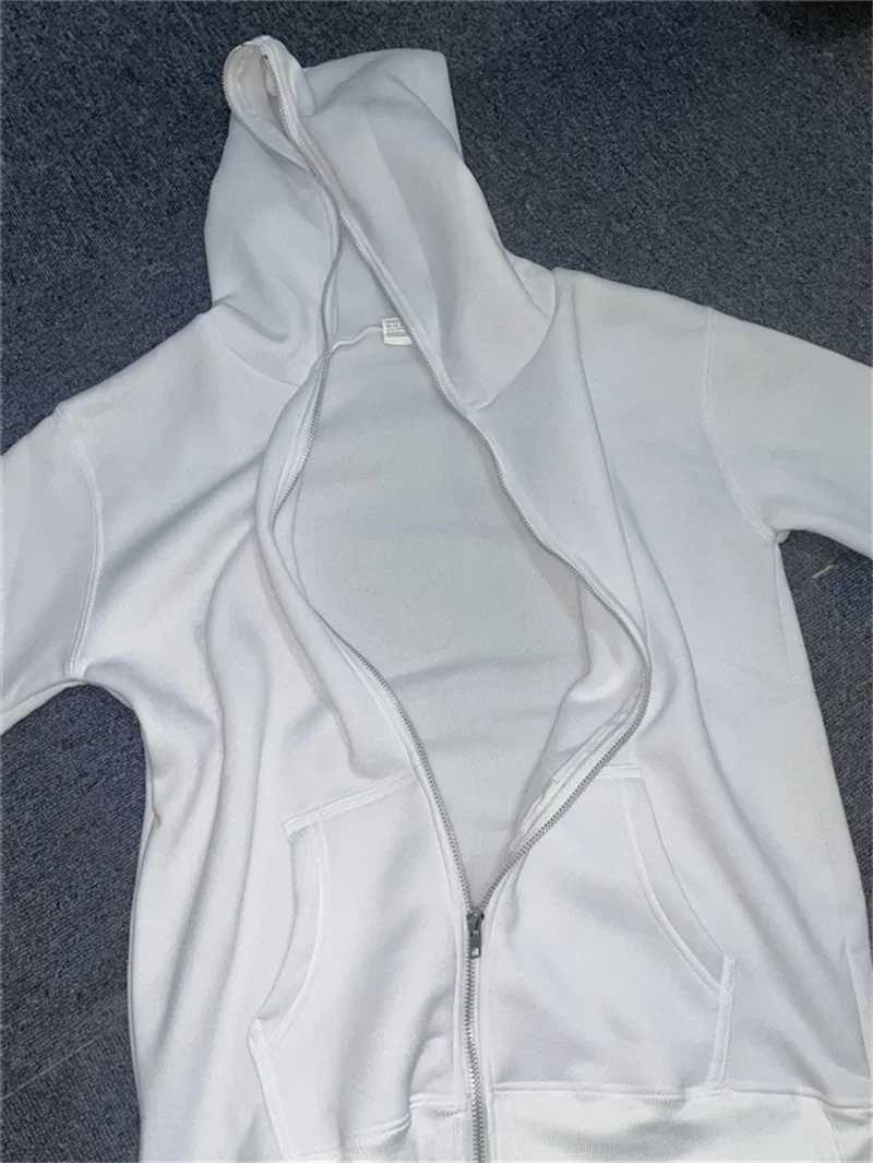 High Quality Zipper Hoodie Warm/Mens Fashion Long Sve Hoodie Fce Sportswear Hot S High Quality Casual Street Wear Sportswear T241118