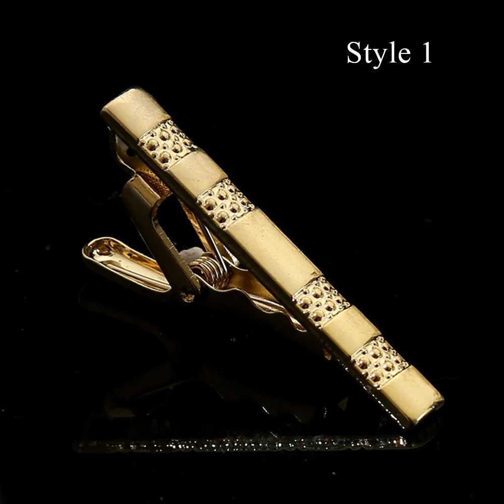 Classic Design Metal Tie Clip Mens Wedding Collar Tie Classic Tie Clip Mens Tie Clip Mens Tie Rod Crystal Tie Pin W240907