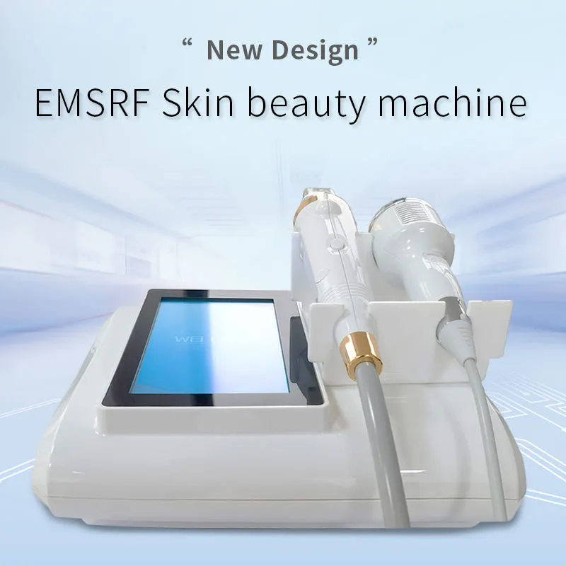 Good RF Skin Tightening Anti Wrinkle Stretch Mark Removal Newest Fractional RF Microneedling Skin Lifting Machine 2 Handles Gold 2 in 1 RF Microneedle