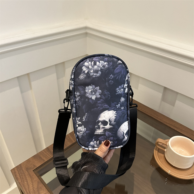 Trendy Shoulder Halloween Style Personality Fashion Print Crossbody Bag Free shipping dh910320090