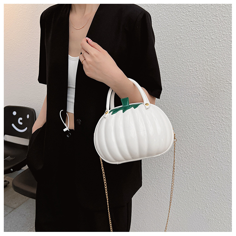 2025 Designer New Fashionable Women's 3 Personality Shape Pumpkin Shoulder Cute Girl Crossbody Bag