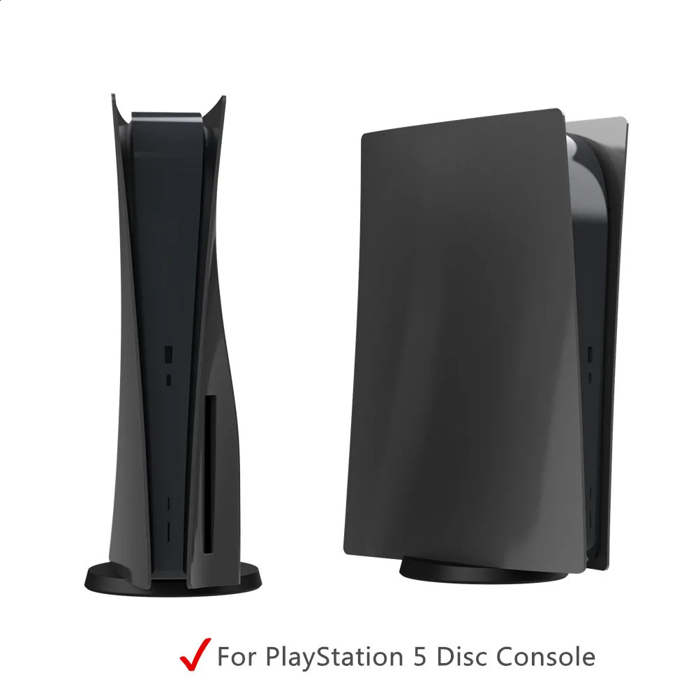 Replacement Plate For 5 Disc Console Protective Hard Case PS5 Disc Faceplate Shell Black for PS5 Disc Game Accessory 240906