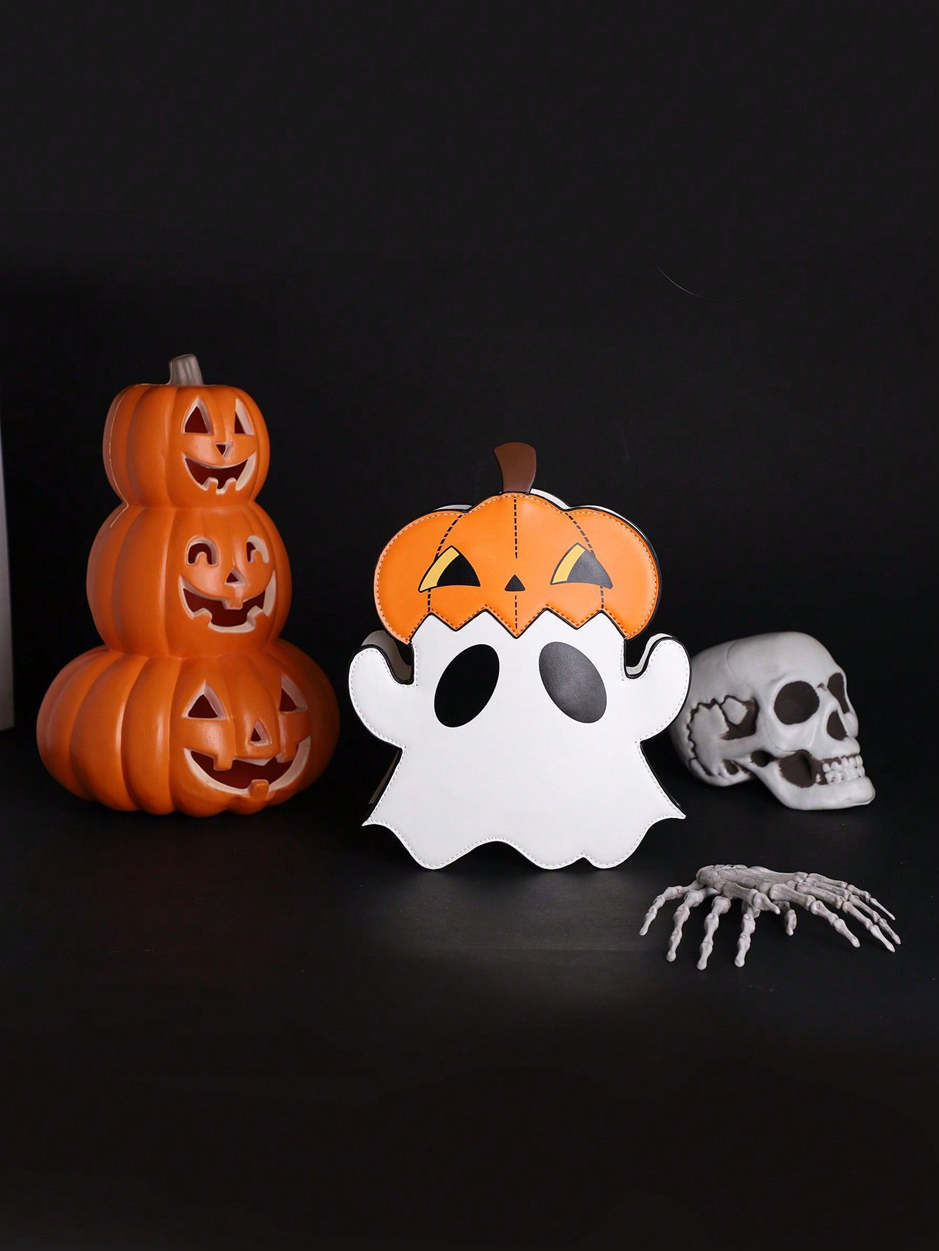 Halloween funny style pumpkin fashionable ghost parody crossbody bag dh910320090