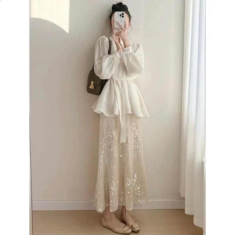 Elegant summer womens suit fashion shirt tight fitting two-piece suit fashion color business casual wear 240903