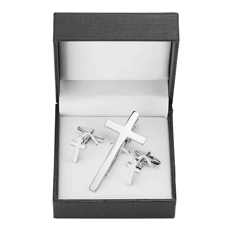 Classic Mens French Shirt Cufflinks Tie Clip Dring Laser Metal Cufflinks Button Clip Wedding Set with Bead Box Gift W250111