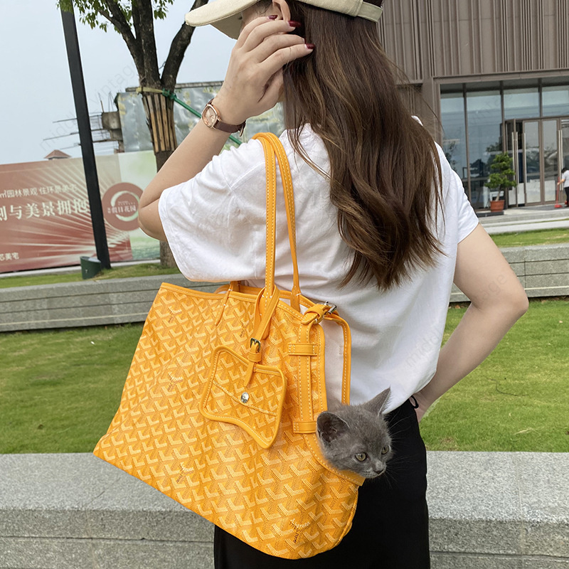 Adjustable Pet Bag For Dogs And Cats - Durable, Breathable, Compact Tote Design