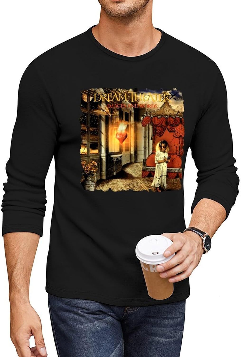 Long Sleeve Shirts for Men sweatshirt Shirt Autumn Casual Crewneck Pullover Sweatshirt Streetwear Casual tops clothes comfort