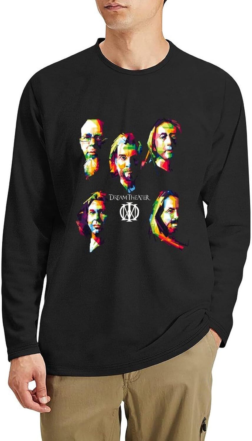 Long Sleeve Shirts for Men sweatshirt Shirt Mens Casual Crewneck Pullover Sweatshirt Streetwear Casual tops clothes comfort