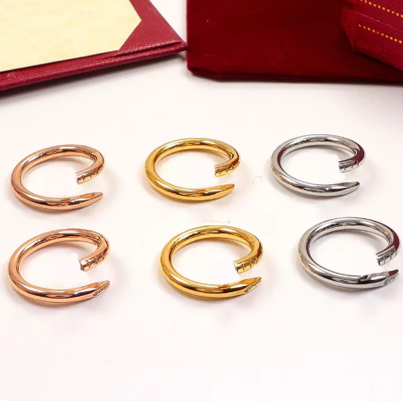 Designer For Women Ring Gold Sliver Dias Fashion Trendy Couple Rings Nice Holiday Love Gifts