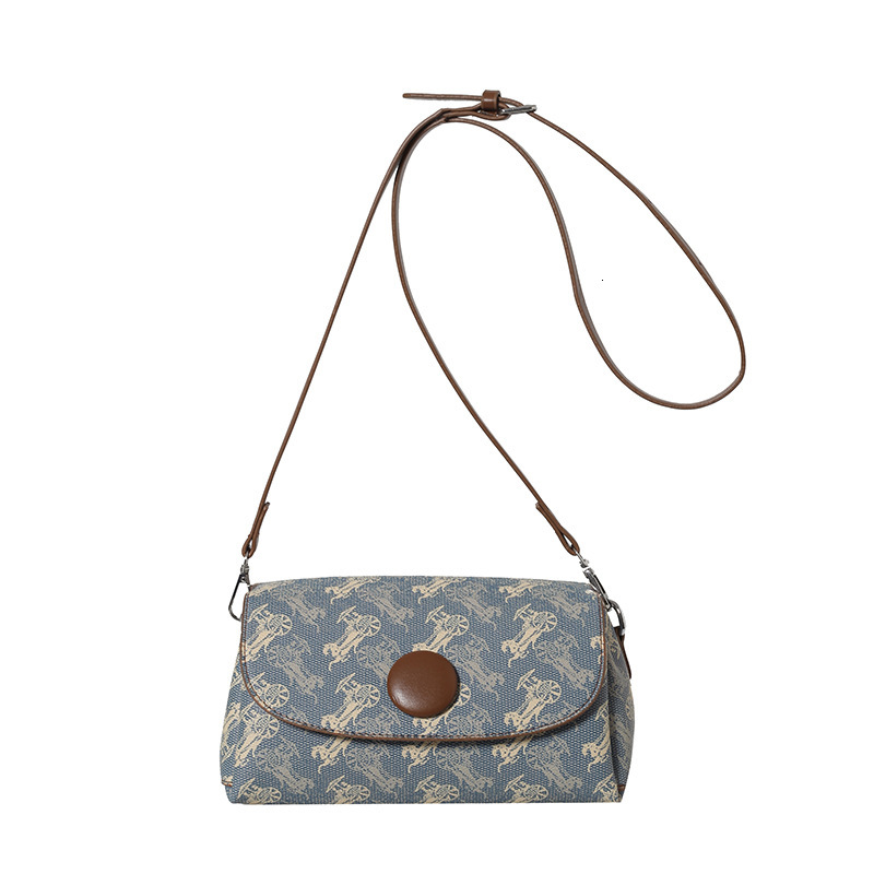 armpit women 2024 new high-end fashion printed shoulder bag, versatile crossbody bag for commuting