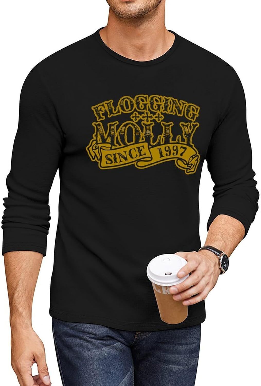 Long Sleeve Shirts for Men sweatshirt Shirt Autumn Casual Crewneck Pullover Sweatshirt T shirt Tee Streetwear Casual tops clothes trend