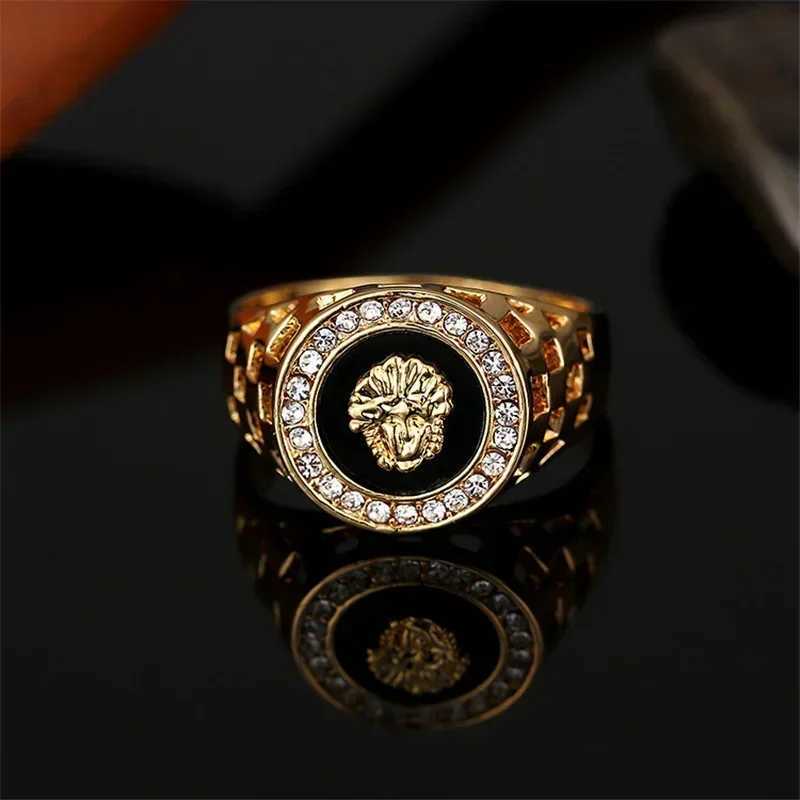 Creative Ring for Men Set Zircon Fashion Leading Ring for Women Punk Style Jewelry Couple Gift Wholesale W240909
