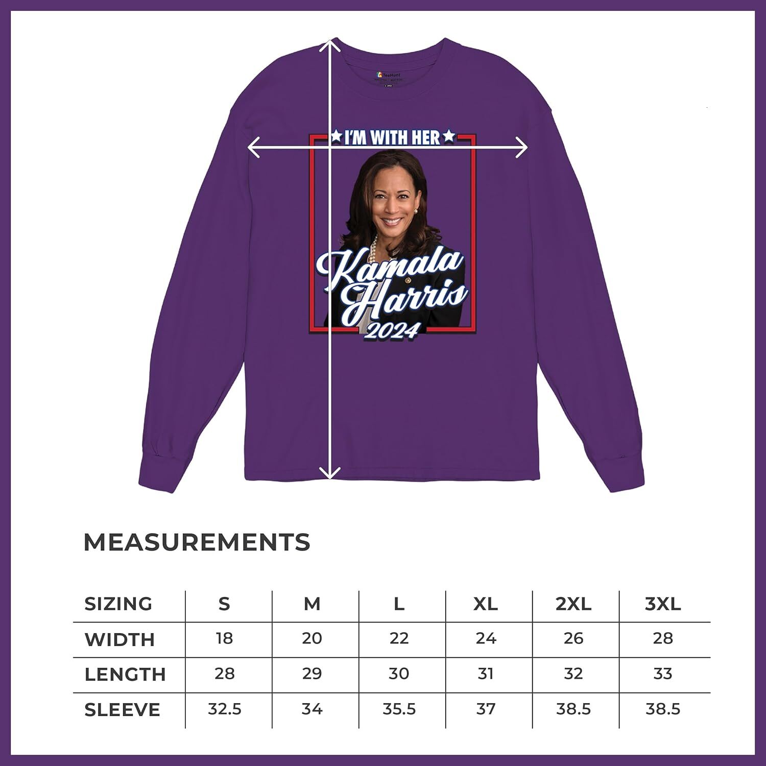 Long Sleeve Shirts for Men sweatshirt withLong Sleeve T-Shirt Madam President 47 Speaking Vote Blue USA American Liberal Streetwear Casual tops clothe