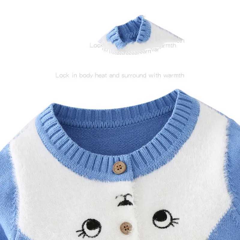 Clothing Sets Spring Autumn Ins 1-6 Year Baby Boys 2PCS Clothes Set Patchwork Cartoon Cardigan Elastic Waist Pants Suit Infant Outfits H241126
