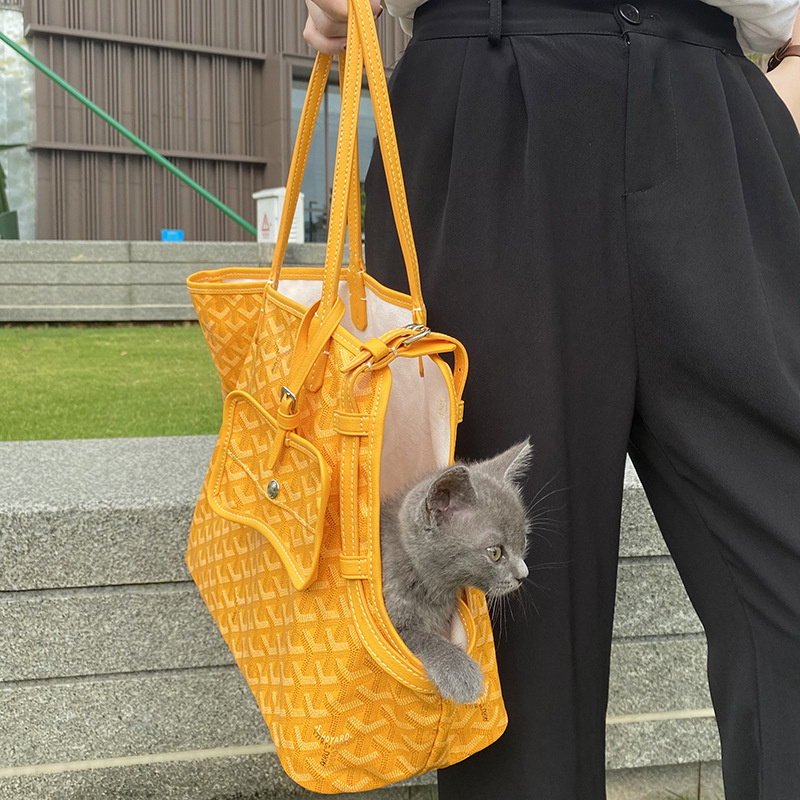 Adjustable Pet Bag For Dogs And Cats - Durable, Breathable, Compact Tote Design