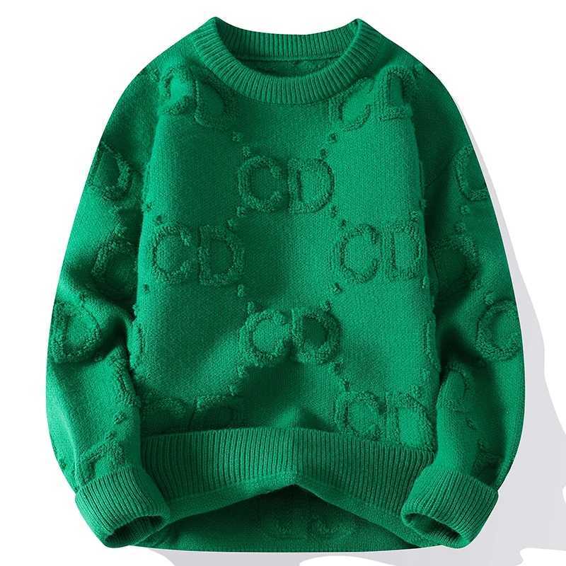 New Winter Thick Warm Cashmere Sweater Mens High end Luxury Mens Christmas Parachute Korean Harajuku Mens Pulling Sweater W240909