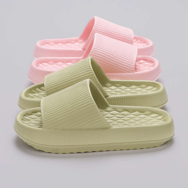 Women's Thick Platform Cloud Slippers EVA Soft Sole Pillow Slides Summer Beach Flip Flops Women Non Slip Bathroom Home Slippers C07