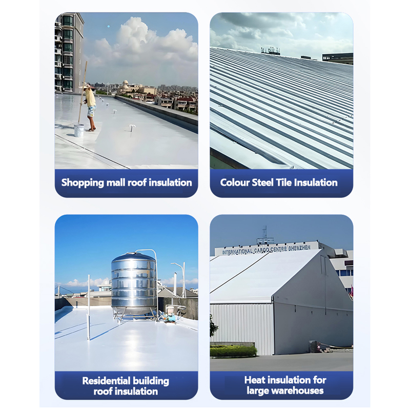 Roof Insulation Coating Cement Paint Roof Cooling Sunscreen Coating Reflective Heat Tin Waterproofing Paint 20 kg factory direct sales