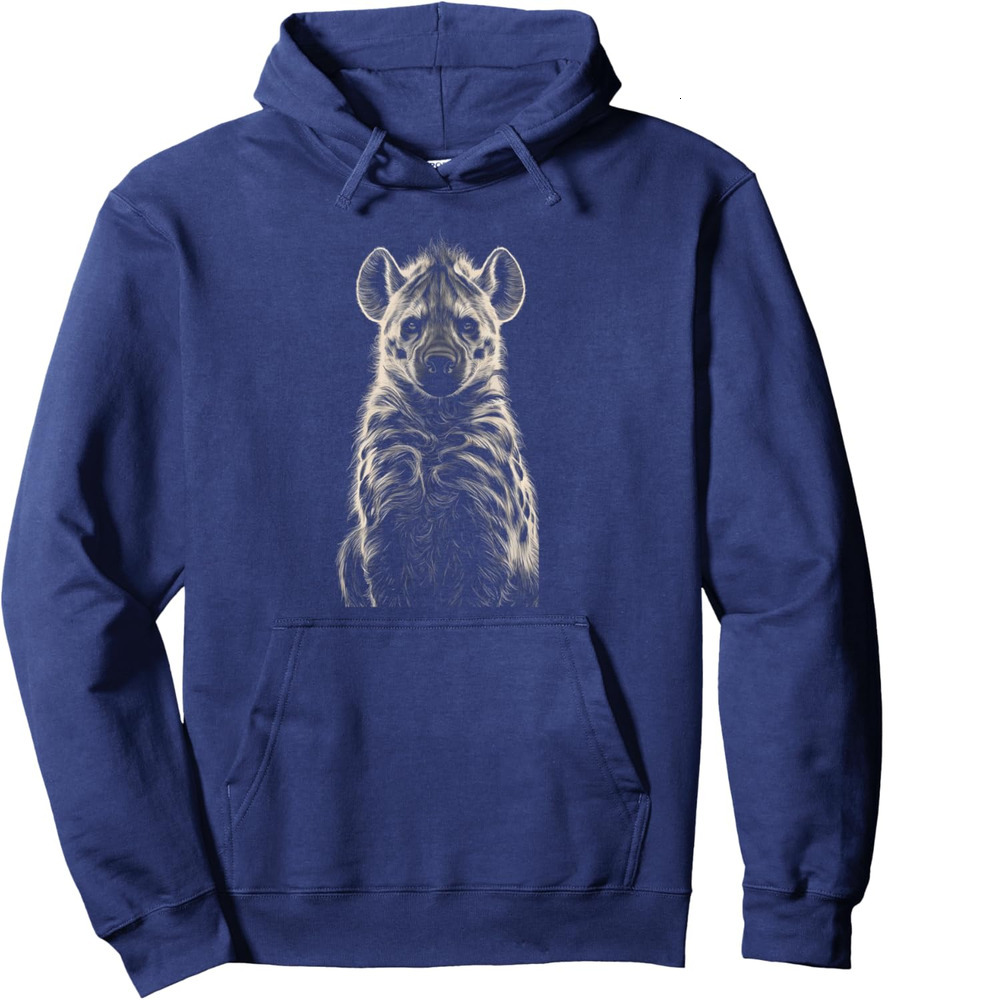 Long Sleeve Shirts for Men sweatshirt Hyena Wildlife Animal Lover Zookeeper Zoo Gift Graphic Tees Pullover Hoodie Tee Streetwear Casual tops clothes
