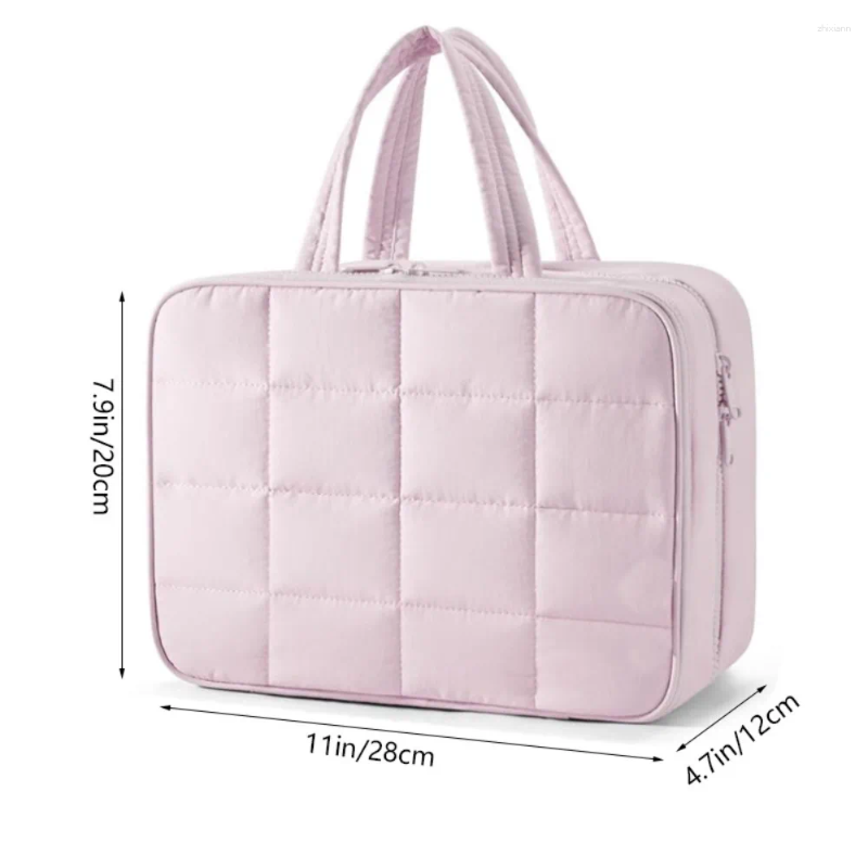 Free Shipping Cosmetic Bags Handle Travel Toiletry Bag Lightweight Large Capacity Fluffy Makeup Women Storage Designer Bag Luxury Bag Tote Bag