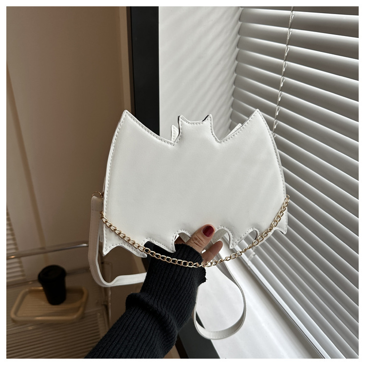 Fashionable design single shoulder crossbody stylish solid color bat simple texture small square bag dh5727163