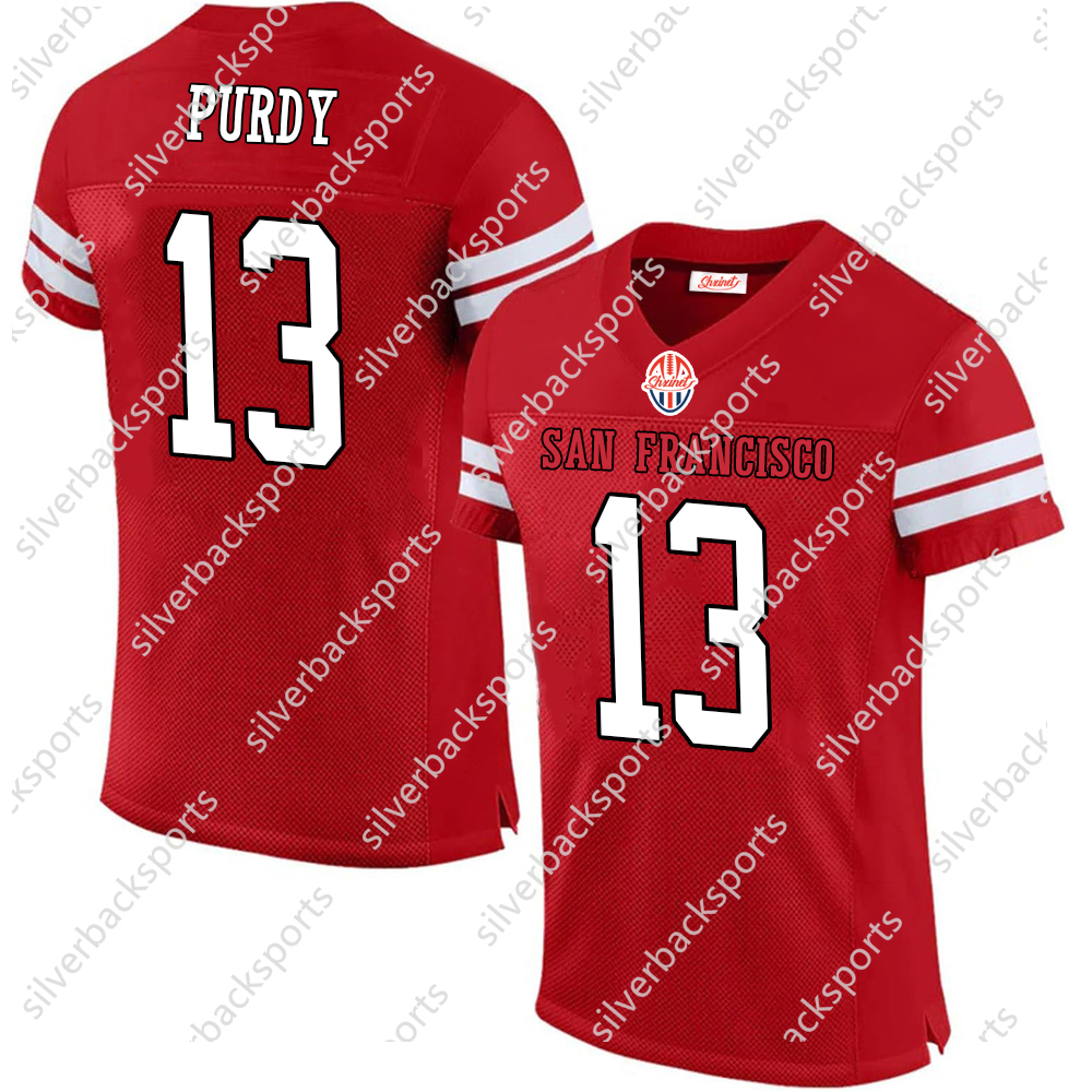 Mens/Youth DIY Football Jersey Personalized 85 George 5 Trey 23 Christian 13 Brock 11 Brandon 10 Jimmy 99 Javon 17 Malik ed This baseball uniform is a