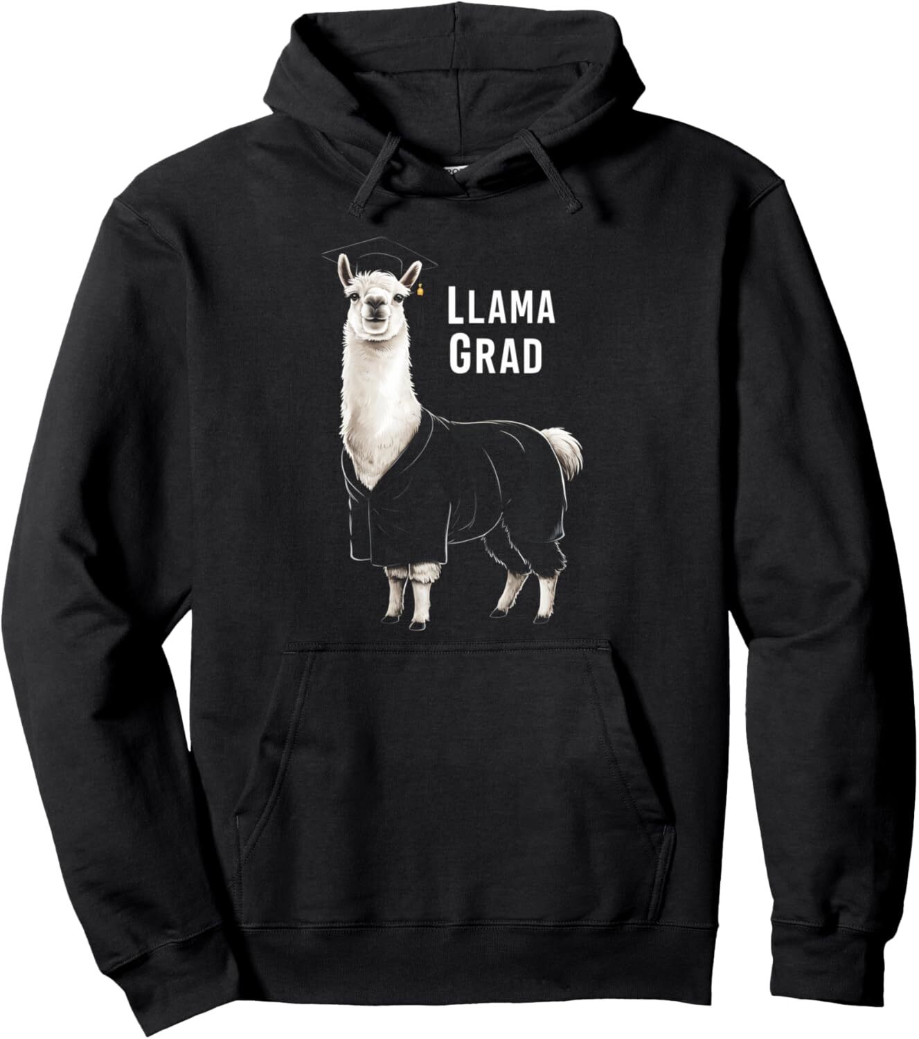 Long Sleeve Shirts for Men sweatshirt Llama Graduation Graduation Party Llama Grad Gift Graphic Pullover Hoodie T shirt Tee Streetwear Casual tops clo