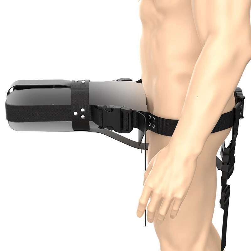 HESE Bondage Restraint Masturbation Cup Constrained Forced Strap SM Holder Strap-on Nylon Waist Masturbate Belt for Men