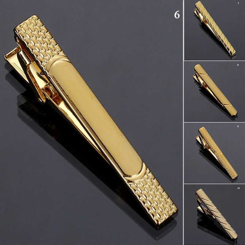 Tie clip classic simple style pin buckle rod rose gold colored mens Busin necklace clip metal mens jewelry accessories W250111