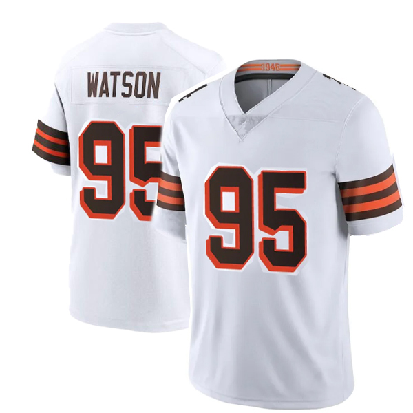 95 Myles Garrett Jersey 4 Deshaun Watson Jersey Brown jersey 3 Jerry Jeudy Jeremiah OwusuKoramoah Jerome Ford Amari Cooper Elijah Moore David Njoku De