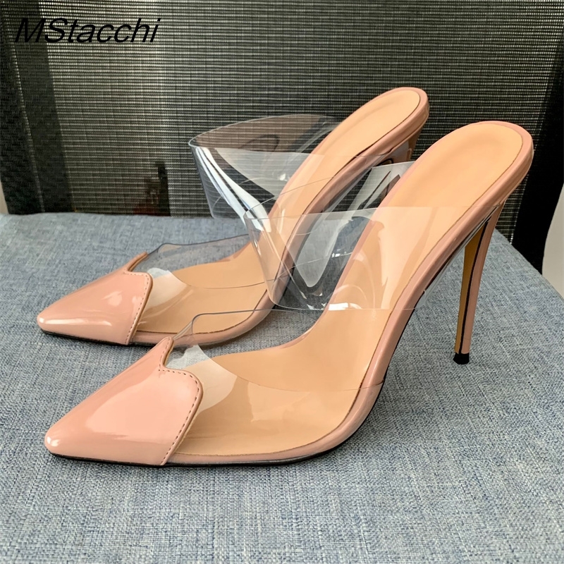 Transparent Thin Heel Sandals | Pointed Toe Summer Party Pumps for Women (2024)