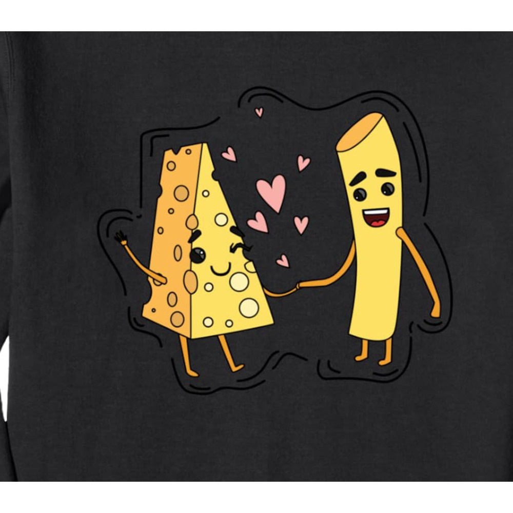Long Sleeve Shirts for Men sweatshirt Funny Pasta Cheese Love Food Cute Veggie Gift Sweatshirt Streetwear Casual tops clothes