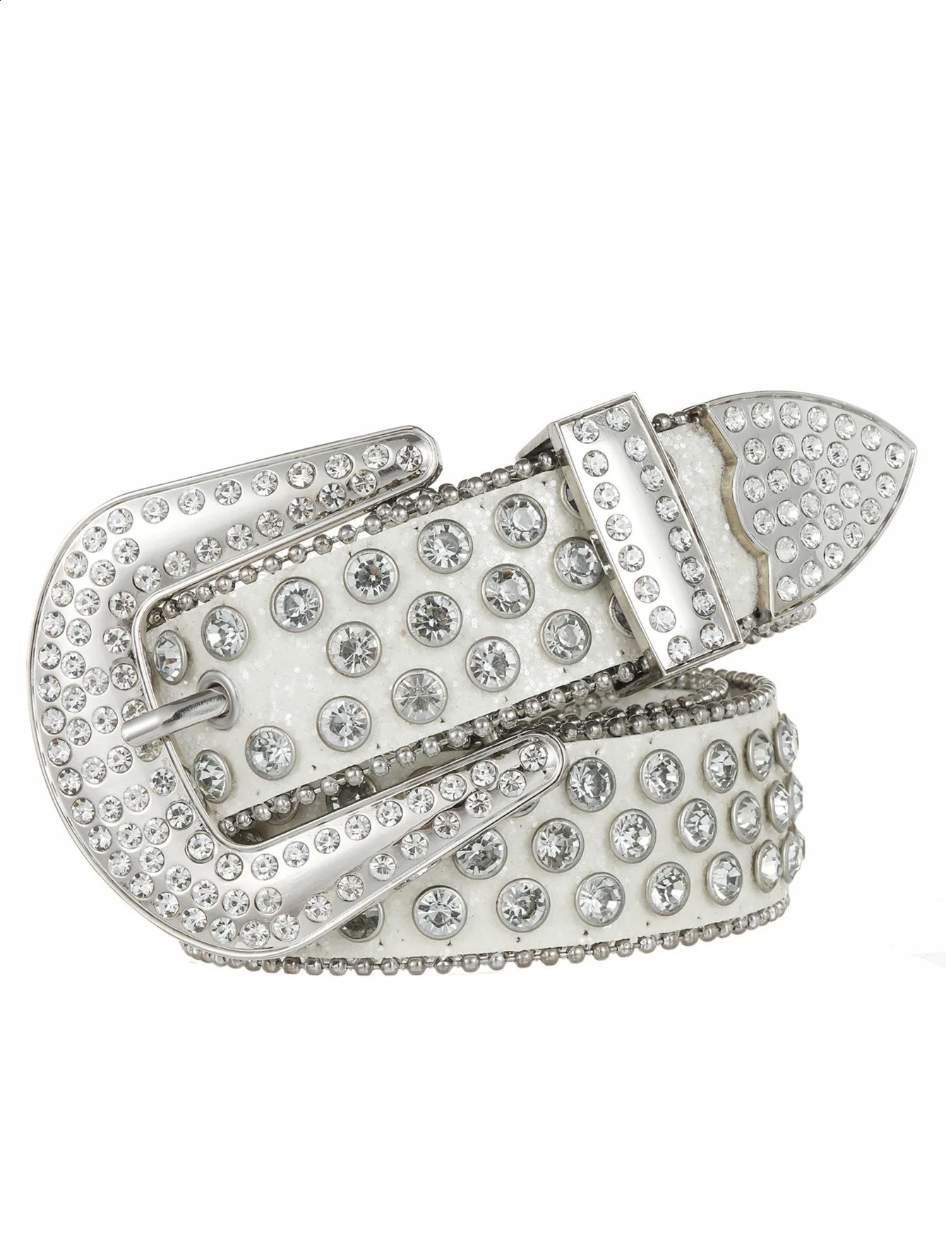 Decorative Womens Belt BB Simon Diamond Fashion Western Belt Full Diamond Inlaid PU Wide Crystal Diamond Be 240909