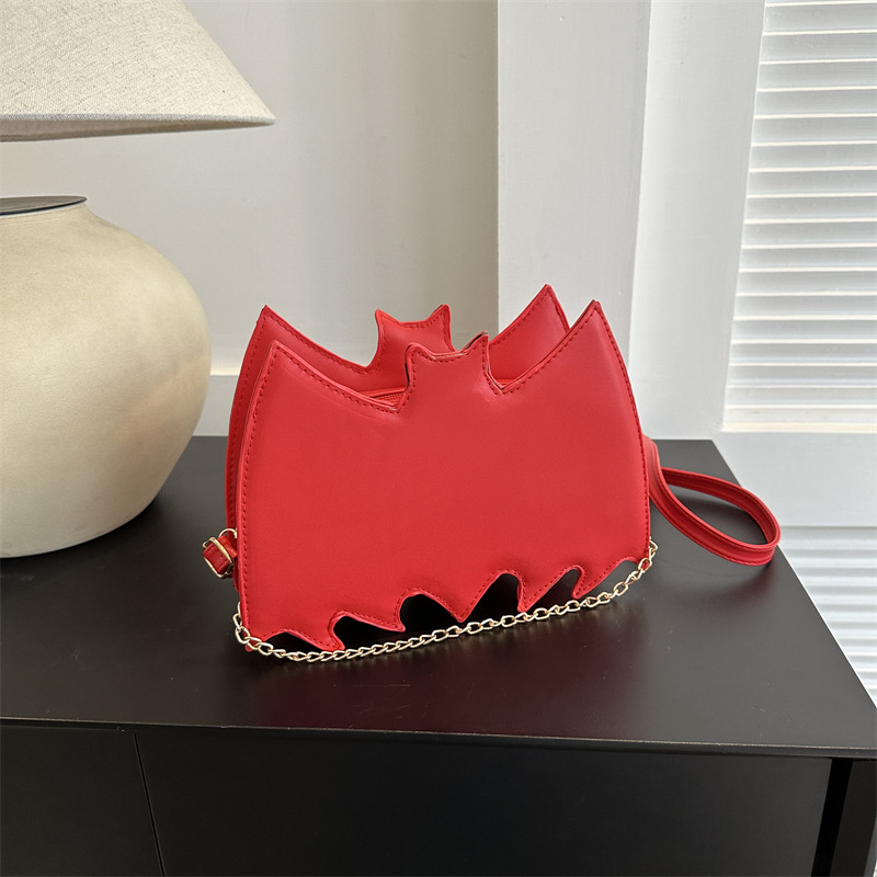 Fashionable design single shoulder crossbody stylish solid color bat simple texture small square bag dh5727163