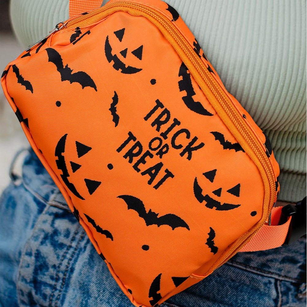 2025 Designer Shoulder 3 Halloween Trendy Pumpkin Crossbody Bag Portable Lightweight Free shipping