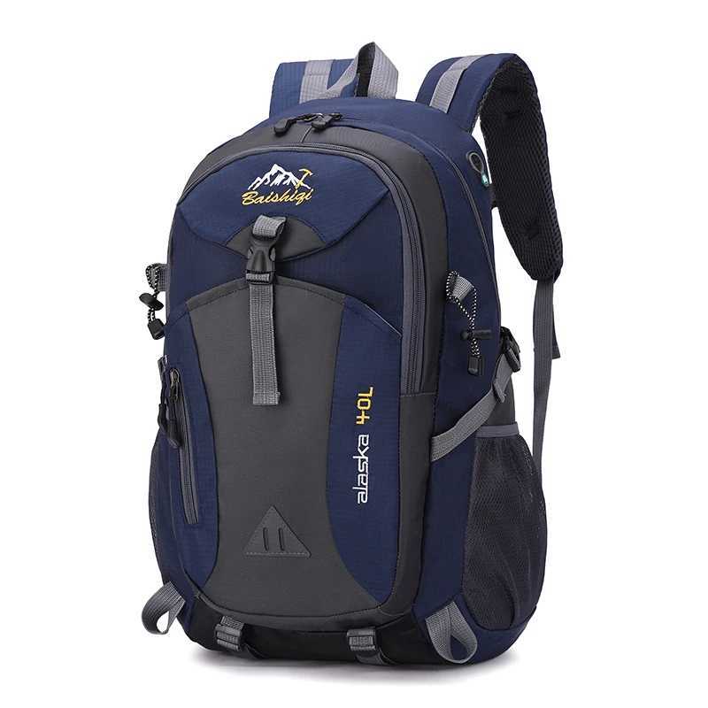 Mens backpack nylon waterproof leisure outdoor travel bag womens hiking bag W250329