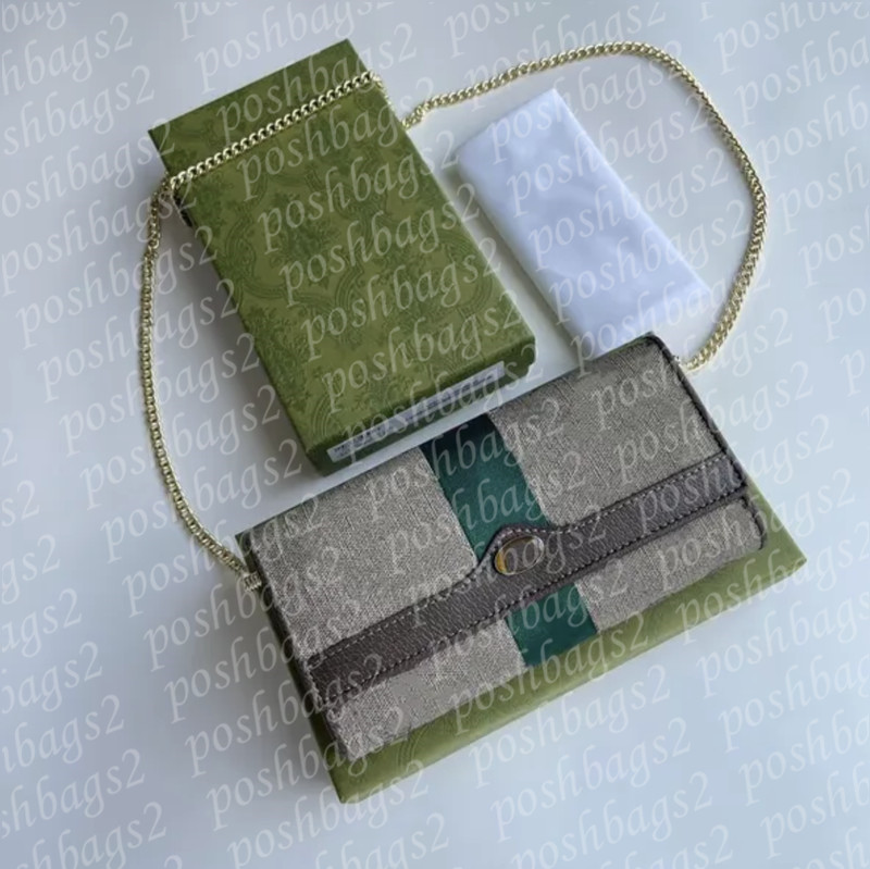 Fashion Women's Flap Wallet Sold with box packaging Wallet comes with a chain