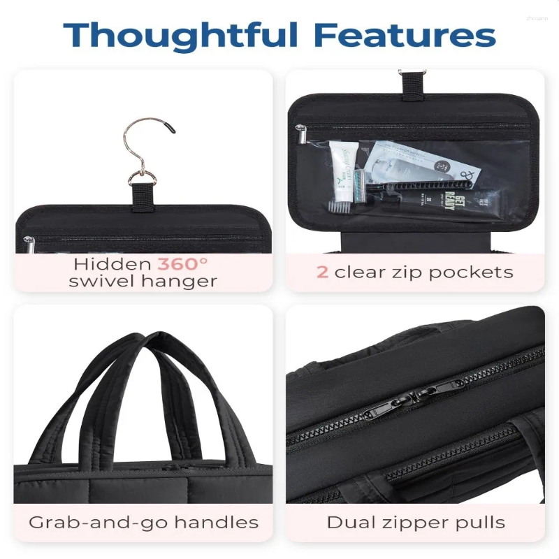 Free Shipping Cosmetic Bags Handle Travel Toiletry Bag Lightweight Large Capacity Fluffy Makeup Women Storage Designer Bag Luxury Bag Tote Bag