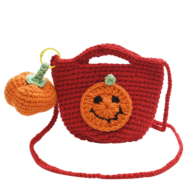 Women Fashion Halloween Pumpkin Cute Style Crossbody Mini Bag Free shipping dh910320090